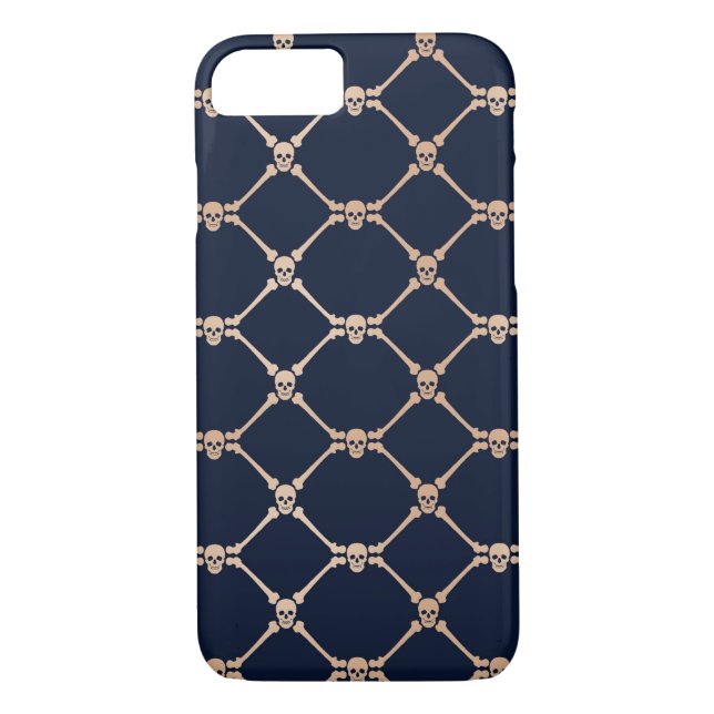 Diamond skull pattern Case-Mate iPhone case (Back)