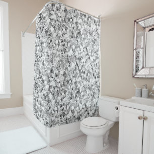 Diamond Sparkle Shower Curtain