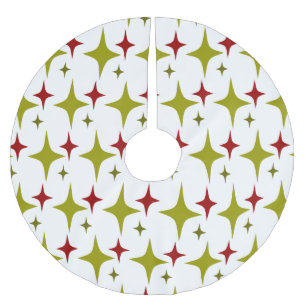 Diamond Stars Brushed Polyester Tree Skirt