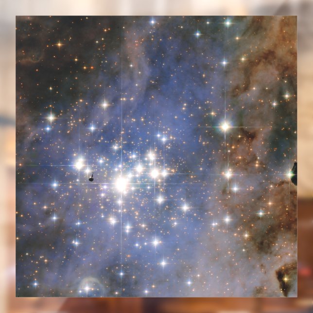 Diamond Stars in Carina Nebula Hubble Space (Sheet 2)