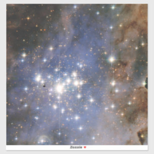 Diamond Stars in Carina Nebula Hubble Space