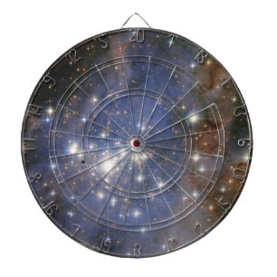 Diamond Stars in Carina Nebula Hubble Space Dartboard