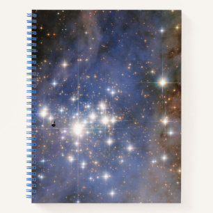 Diamond Stars in Carina Nebula Hubble Space Notebook