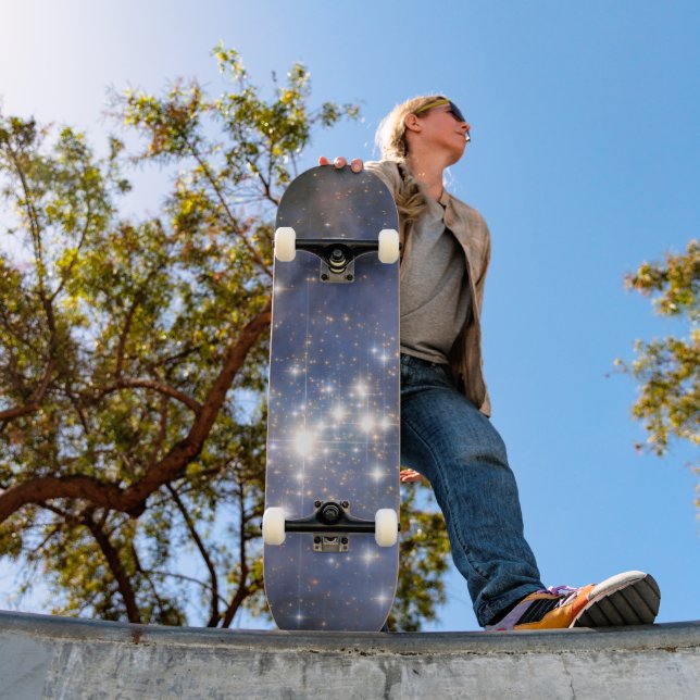 Diamond Stars in Carina Nebula Hubble Space Skateboard (Outdoor 1)