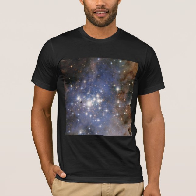 Diamond Stars in Carina Nebula Hubble Space T-Shirt (Front)