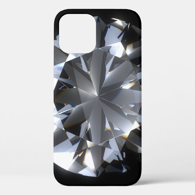 Diamond stone: black space sparkle. Case-Mate iPhone case (Back)
