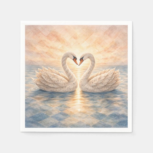 Diamond Sunset Napkin (Front)