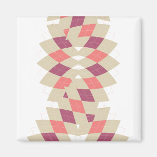 Diamond Swirl Pattern Magnet