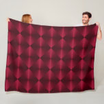 Diamond Tile Pattern Fleece Blanket<br><div class="desc">Designs by Umua. Printed and shipped by Zazzle or their affiliates.</div>