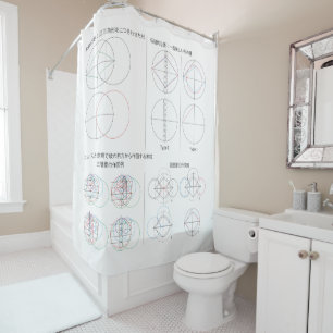 Diamond Type Shower Curtain