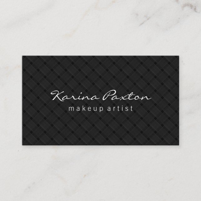 Diamond & Weave // Pattern III Business Card (Front)