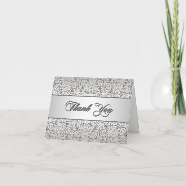 Diamond Wedding Anniversary Thank You Card (Front)