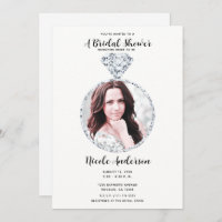 Diamond Wedding Bling Ring Bridal Shower Photo