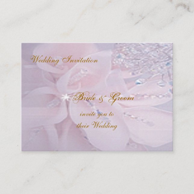 Diamond Wedding Invitation (Front)