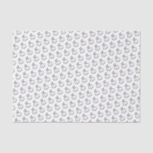 Diamond Wedding Ring Set Pattern Design Tissue Paper