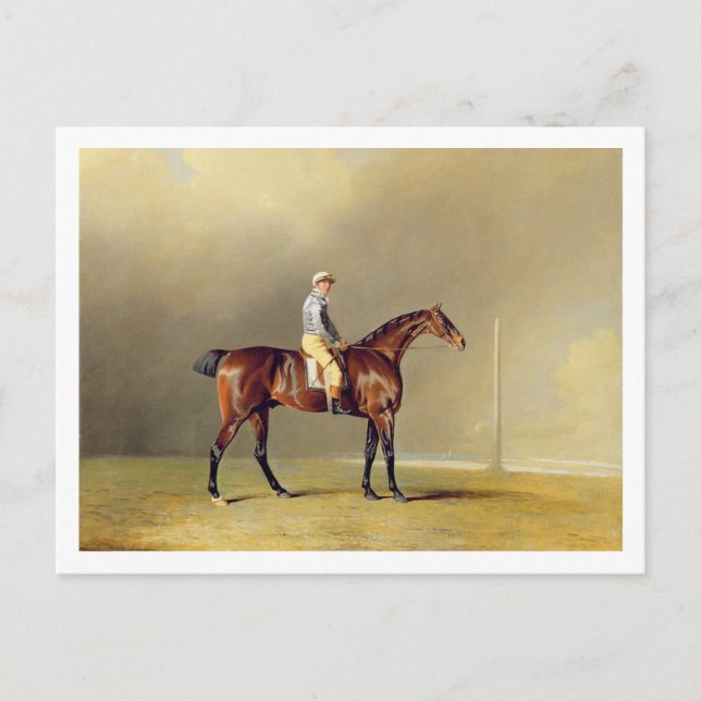 Diamond, with Dennis Fitzpatrick Up, 1799 (oil on Postcard (Front)