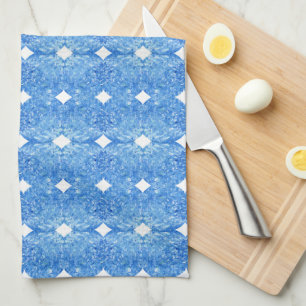 Diamondback Blues Tea Towel