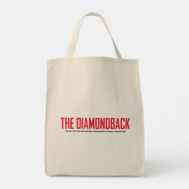 Diamondback Grocery Tote Bag (Back)