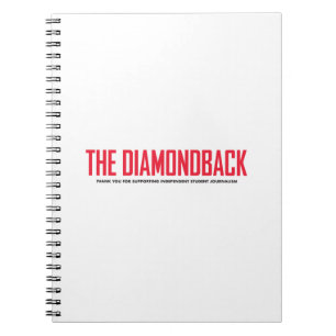 Diamondback Spiral Notebook Modern Logo