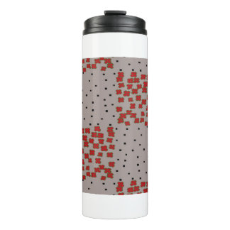 DiamondFlowersSquaresRectangles Thermal Tumbler