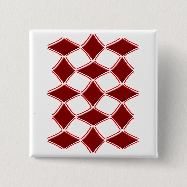 Diamonds 15 Cm Square Badge (Front)