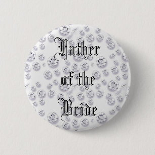 Diamonds 6 Cm Round Badge