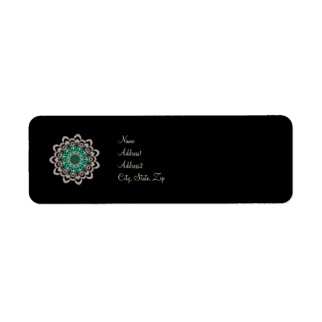 Diamonds and Emeralds Kaleidoscope (Front)