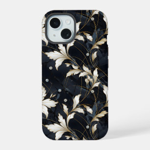 Diamonds and Flowers iPhone 15 Case