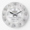 Diamonds and Pearls Personalised Wedding Clock