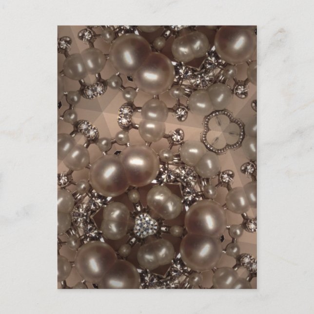 Diamonds and pearls postcard (Front)