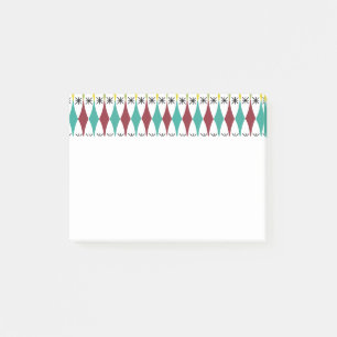 Diamonds and Starbursts Post-it Notes