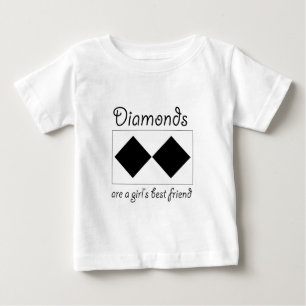 Diamonds are a girls best friend baby T-Shirt