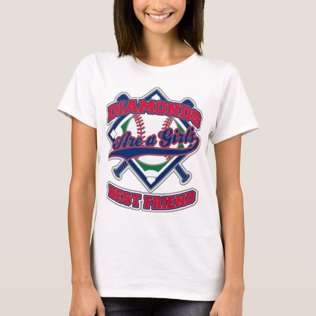 Diamonds Are a Girl's Best Friend T-Shirt (Front)