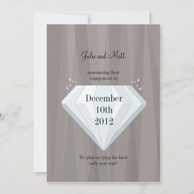 Diamonds Are Forever Announcement (Front)