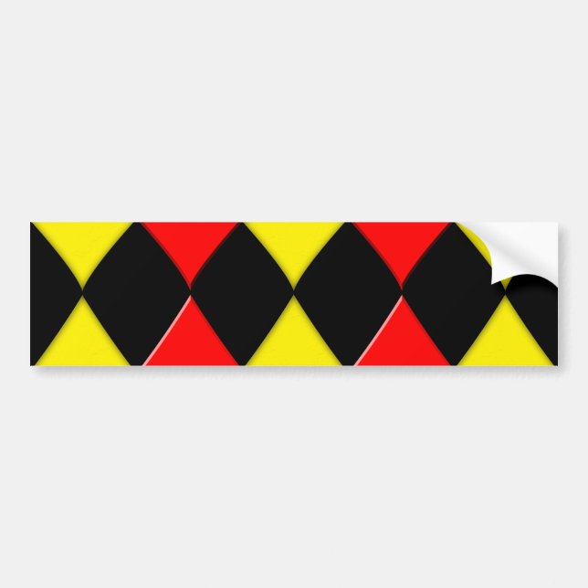 Diamonds Bumper Sticker (Front)