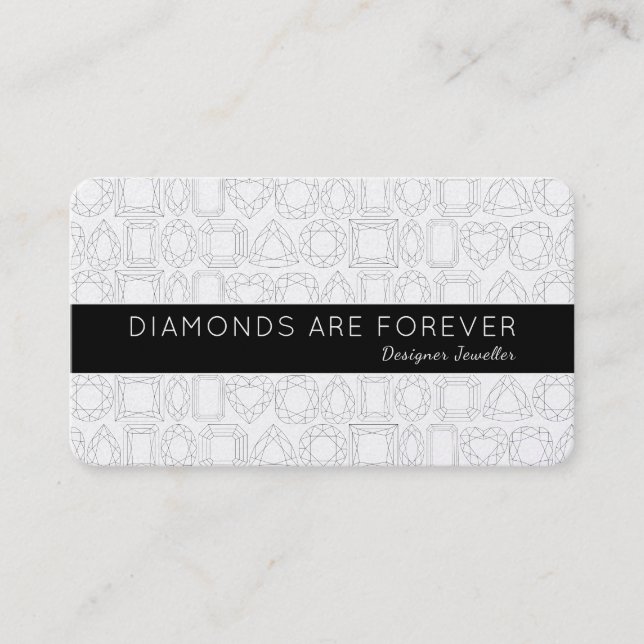 Diamonds Business Card (Front)