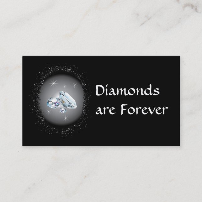 Diamonds Business Card (Front)