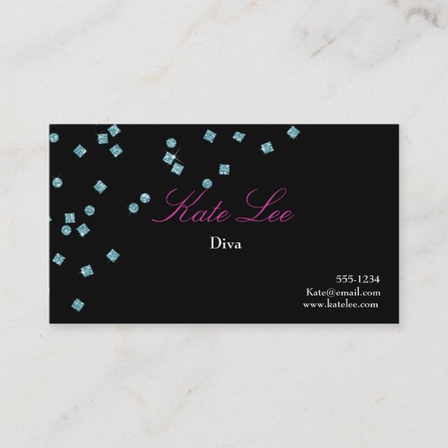 Diamonds business card (Front)