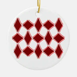 Diamonds Ceramic Tree Decoration