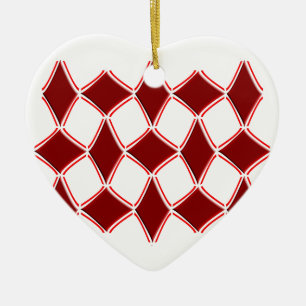 Diamonds Ceramic Tree Decoration