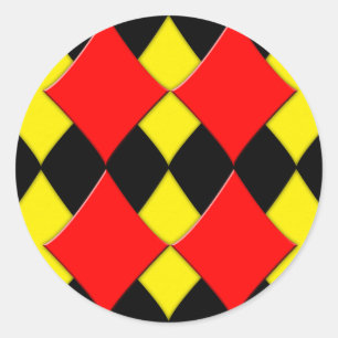 Diamonds Classic Round Sticker