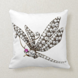 Diamonds Dragonfly SOFA BLING Jewellery Cushion