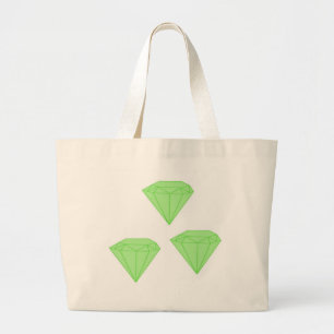 diamonds drawing art large tote bag