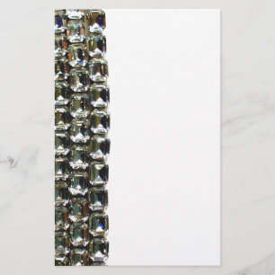 Diamonds, elegant vintage gemstones  stationery