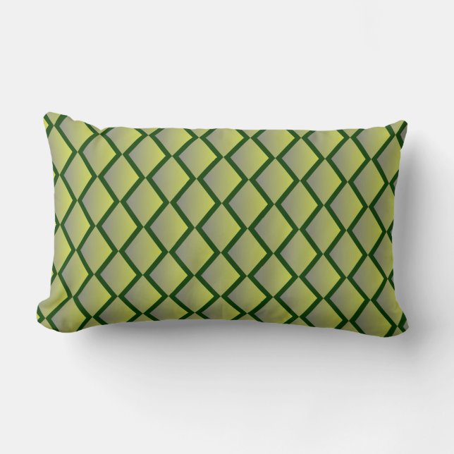 Diamonds Foam Texture Pattern-14402 Lumbar Cushion (Front)