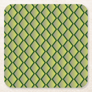 Diamonds Foam Texture Pattern-14402 Square Paper Coaster