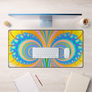 Diamonds Fractal by Shirley Taylor Desk Mat