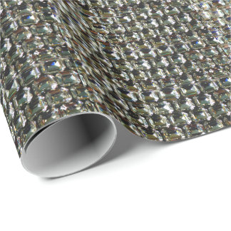 Diamonds, gemstone jewellery pattern wrapping paper