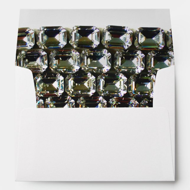 Diamonds gemstones rhinestones envelopes (Back (Bottom))