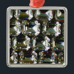 Diamonds gemstones rhinestones metal tree decoration<br><div class="desc">Old Hollywood glitz and glamor -elegant diamonds,  gemstone pattern.
A great gift idea for the Christmas holiday,  birthdays or just because she wonderful! 
- Give this modern,  fabulous,  trendy,  modern,  fun,  glittering glamorous luggage tag to your favorite person!
The text can be changed using the customize/ personalize  tab.</div>